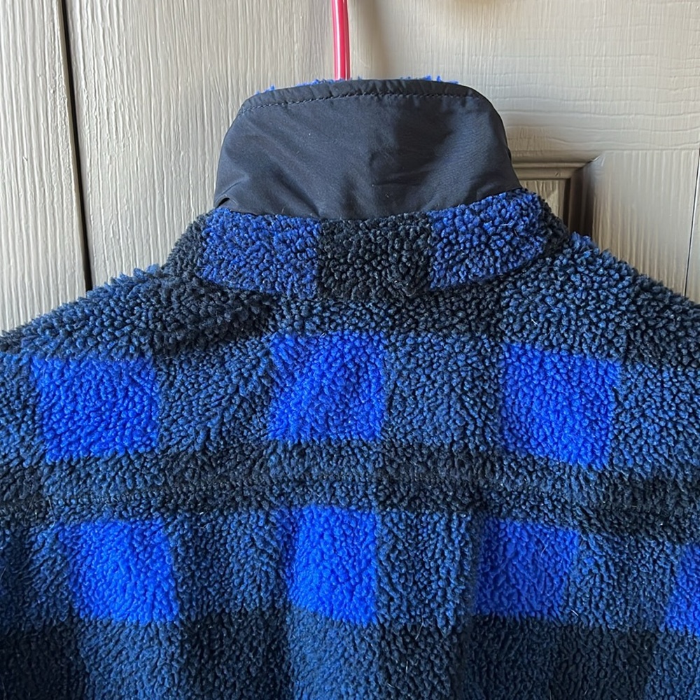 Levi Sherpa Buffalo Plaid Shirt Jacket - Picture 4 of 7